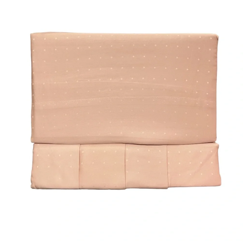 🆕CATHERINE MALANDRINO 1200 TC COTTON RICH SATEEN 6PC SHEET SET QUEEN BLUSH PINK